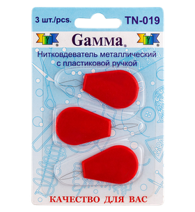 "GAMMA" Нитковдеватель с пластиковой ручкой TN-019