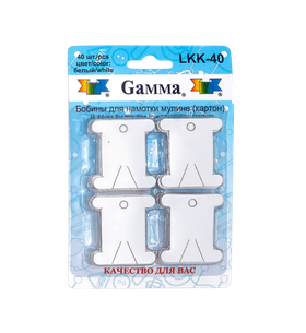 "GAMMA" Бобины для мулине картон LKK-40