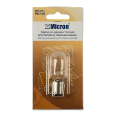 "Micron" Лампочка для бытовых швейных машин PS-100
