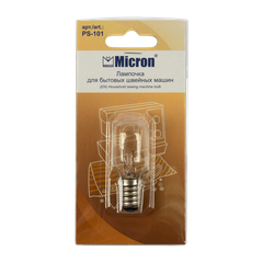 "Micron" Лампочка для бытовых швейных машин PS-101